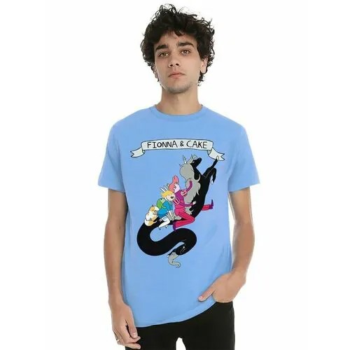 Футболка Design Heroes, размер 3XL, голубой