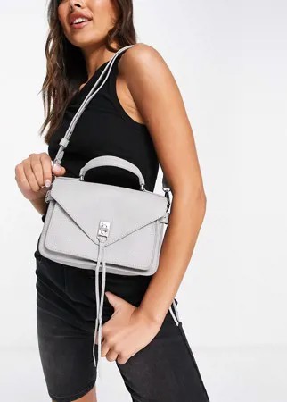 Серая сумка сэтчел с ручкой сверху Rebecca Minkoff-Серый