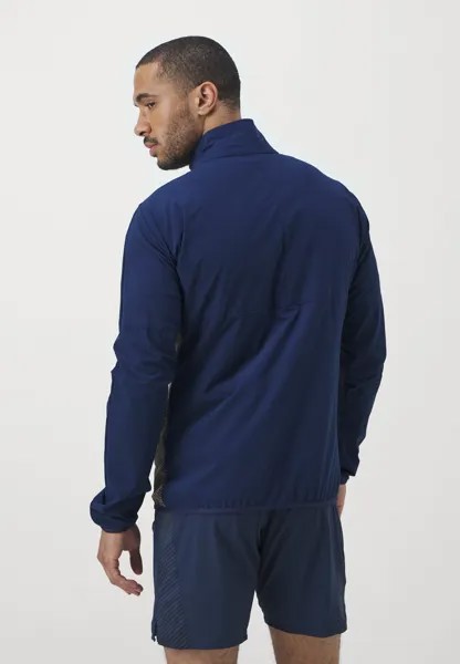 Спортивная куртка Charge Printed Jacket Mizuno, театрализованного синего цвета