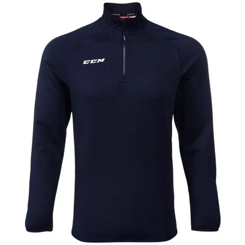 Джемпер CCM Locker Room 1/4 Zip SR взрослый(M / темно-синий/M)
