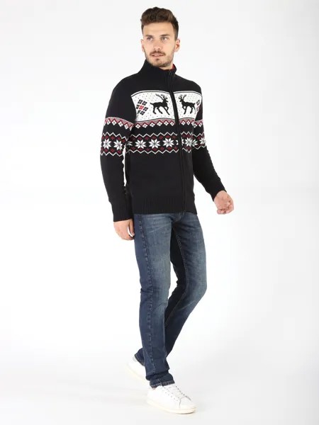 Кардиган мужской A passion play SQ65880 синий 3XL