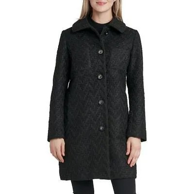 Женская черная вязаная куртка-рубашка Laundry by Shelli Segal, куртка-рубашка, пальто M BHFO 5622