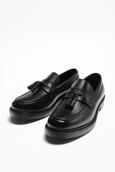 Лоферы мужские ZARA 12606120 черные 42 EU (доставка из-за рубежа)
