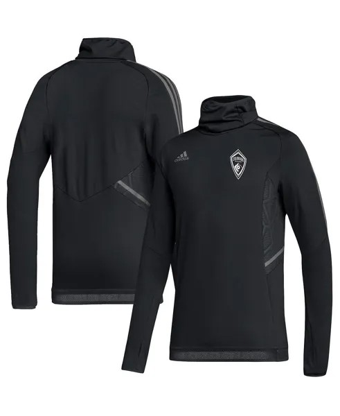 Мужской черный утепленный пуловер Colorado Rapids COLD.RDY с регланами adidas
