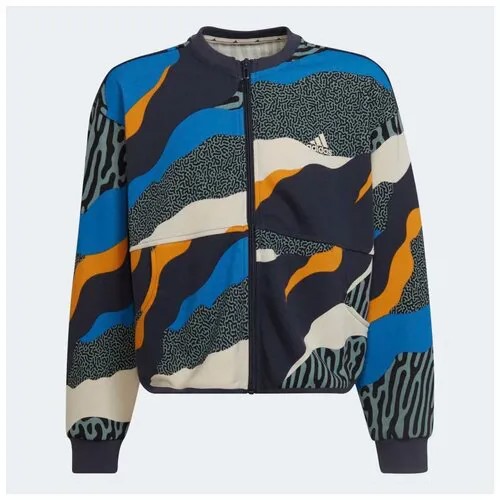 Олимпийка дет. спорт. HD1822/adidas/G PW TRACKTOP/WONWHI/MAGGRE/SESOGO/размер 128