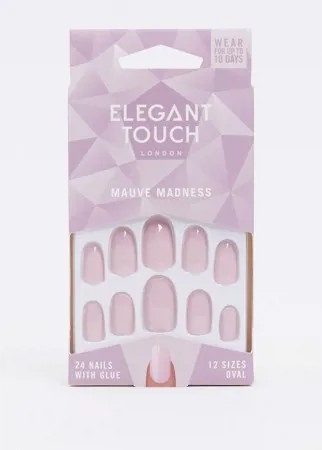 Накладные ногти Elegant Touch - Mauve Madness-Розовый