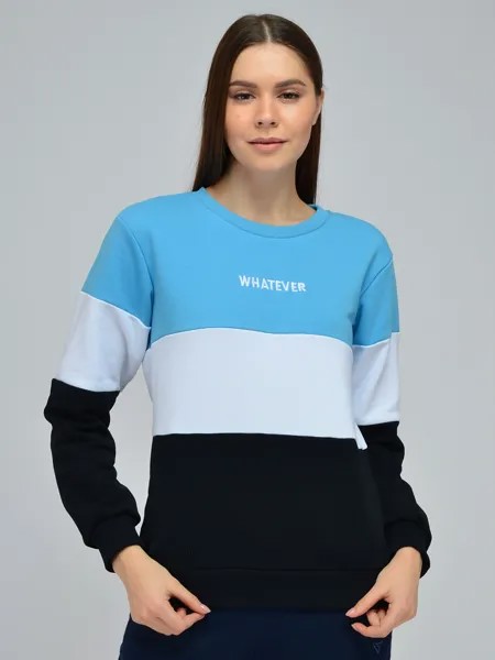 Свитшот женский Viserdi 3126-нбс 110590 голубой 48 RU