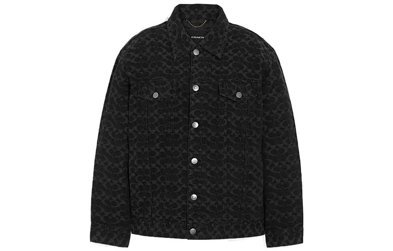 Женская джинсовая куртка COACH, цвет Black