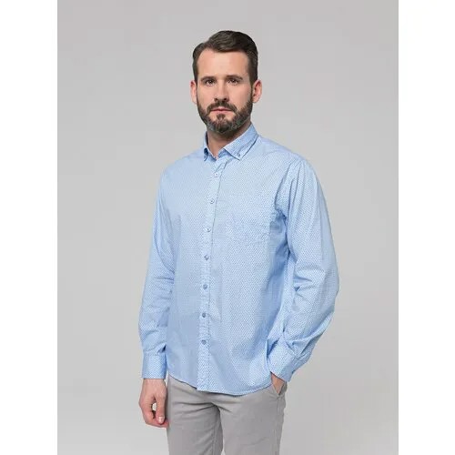 Мужская рубашка I-RSCD05-1, р.3XL, голубой