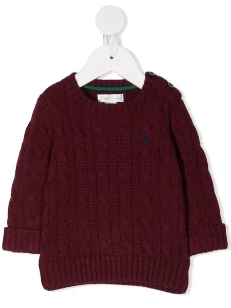 Ralph Lauren Kids джемпер фактурной вязки