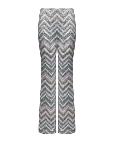 Брюки клеш с люрексом Missoni
