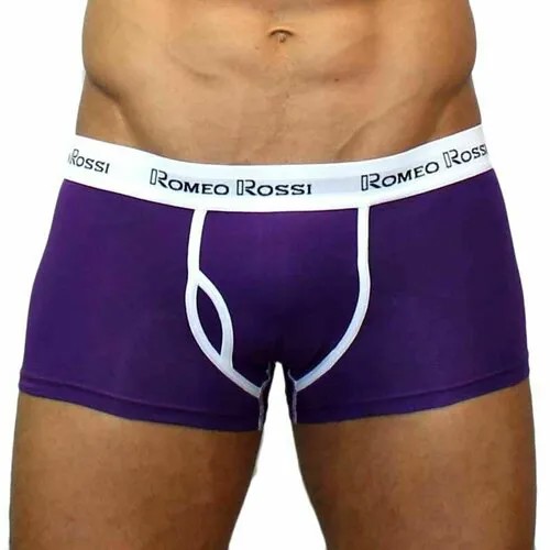 Трусы Romeo Rossi, 3 шт., размер XXL, фиолетовый