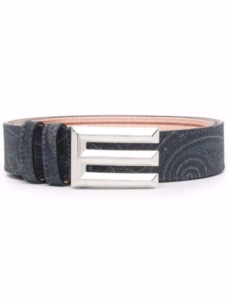ETRO paisley-print belt