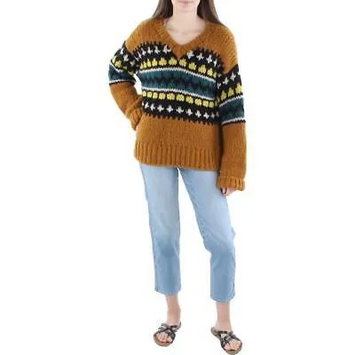 RE/DONE Женский пуловер-свитер из альпаки с вырезом «лодочка» и длинными рукавами BHFO 5163