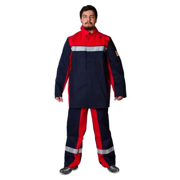 Костюм рабочий мужские NoBrand КС04ОТ синие/красные 56-58, 170-176