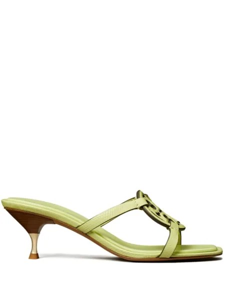 Tory Burch мюли Miller Bombé 55, зеленый