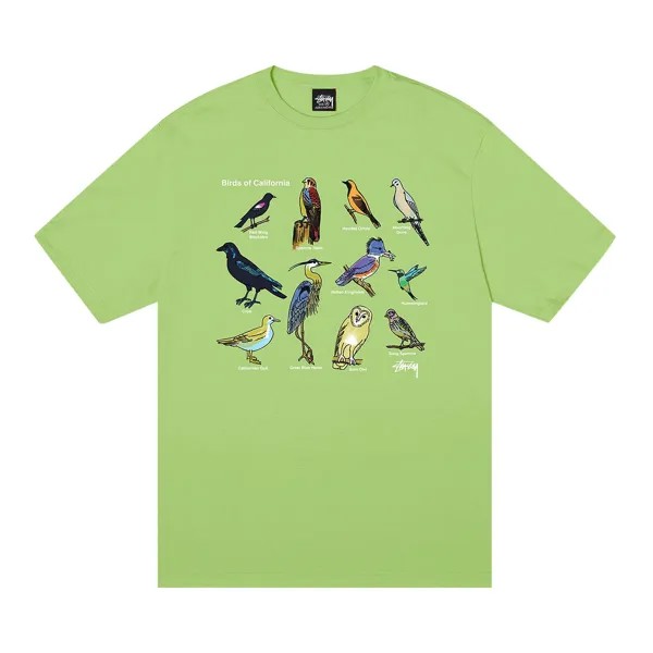 Футболка Stussy California Birds Чай