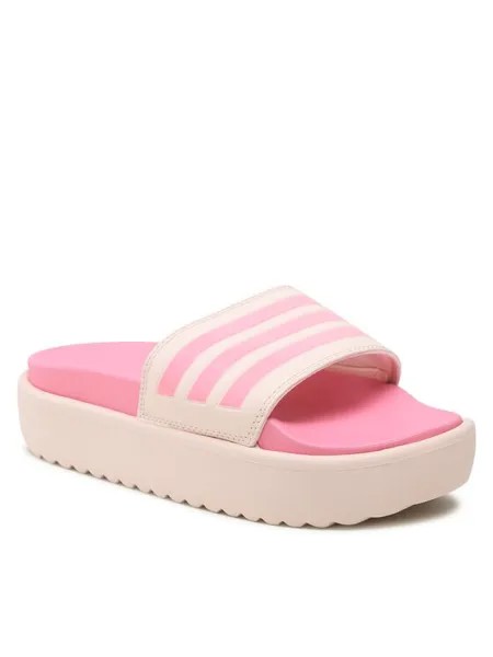 Сланцы женские Adidas Adilette Platform Slides HP9409 розовые 42 EU