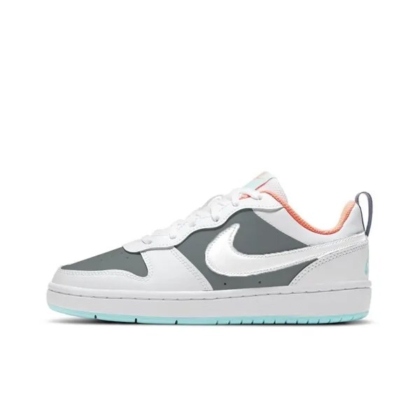 Кроссовки Nike Court Borough 2 Skateboarding Shoes Women's Low-top White/gray, белый/серый
