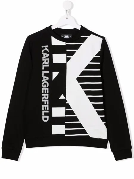 Karl Lagerfeld Kids толстовка с логотипом
