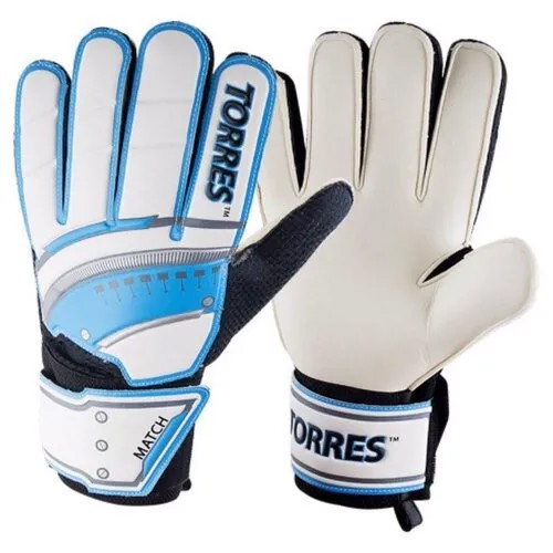 Профессиональные спортивные вратарские перчатки с эластичной широкой манжетой для взрослых футбольных вратарей Torres Match FG0506-1