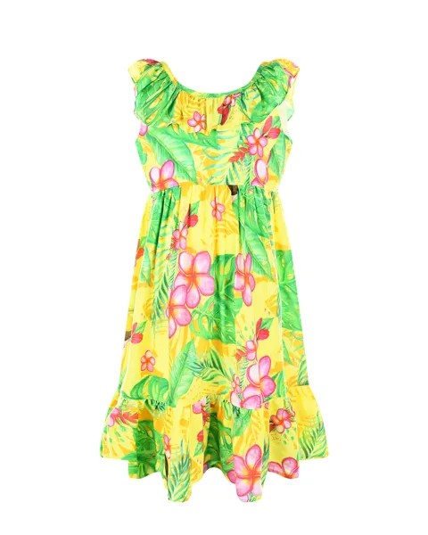 Пляжное платье с цветочным принтом Aletta детское
