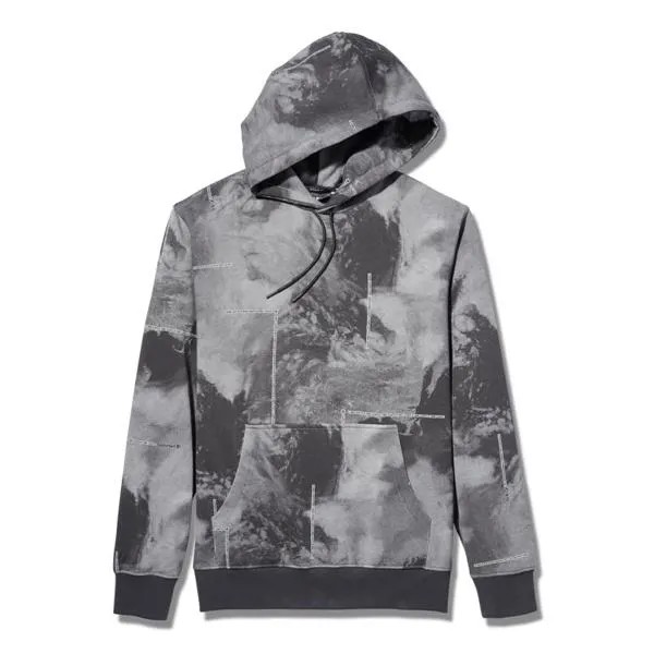 Reflective Printed Pullover Hoodie Sweatshirt (Regular)