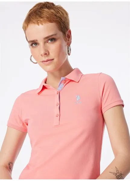 Рубашка поло U.S. Polo Assn., светло-розовый