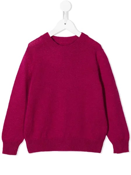 The Row Kids long-sleeve cashmere jumper