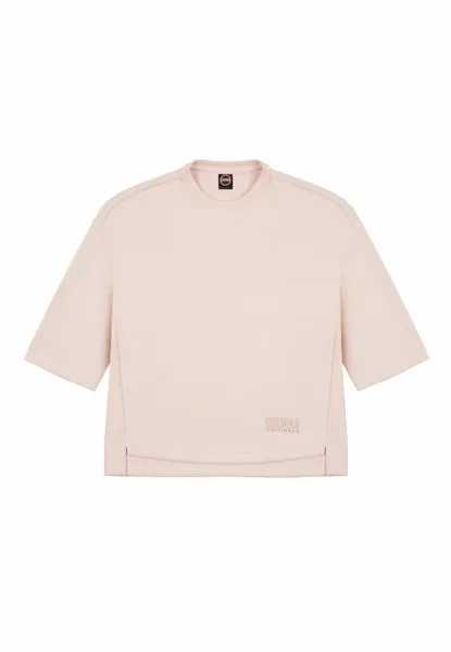 Толстовка Round Neck Glittery Logo Colmar Originals, фуксия