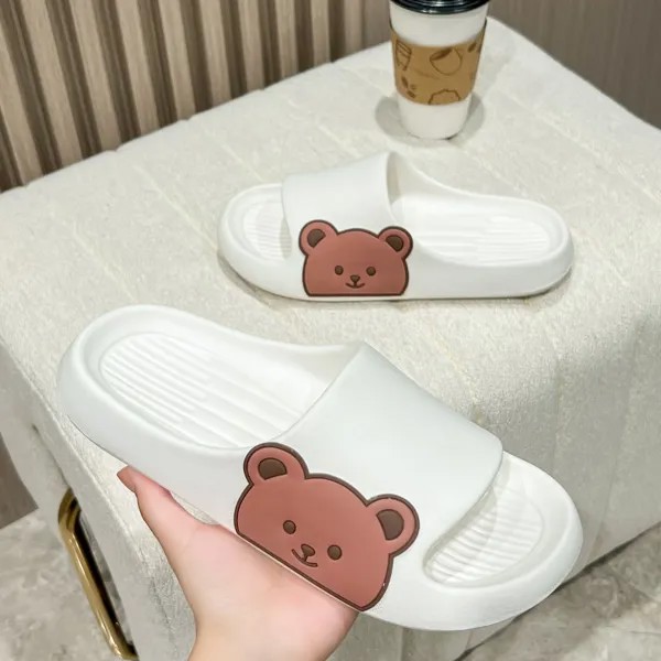 Сланцы с принтом медведя