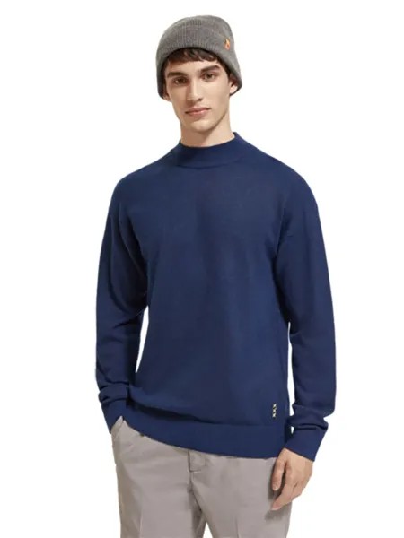 Пуловер Scotch & Soda, темно-синий