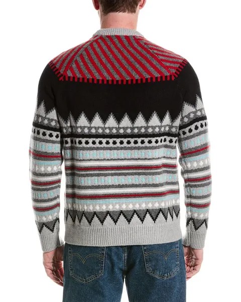 Свитер Missoni из смесовой шерсти с круглым вырезом, серый