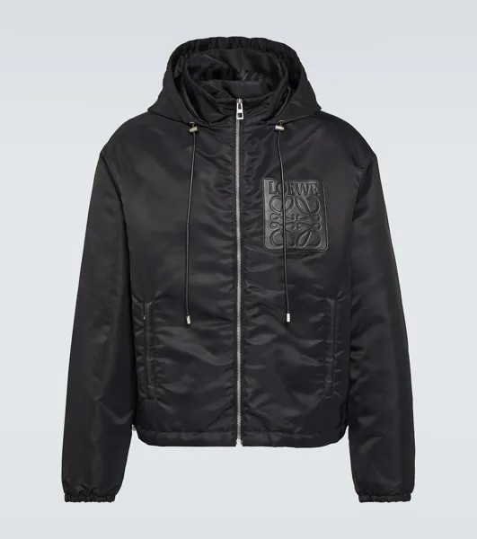 Утепленная твиловая куртка anagram Loewe, черный