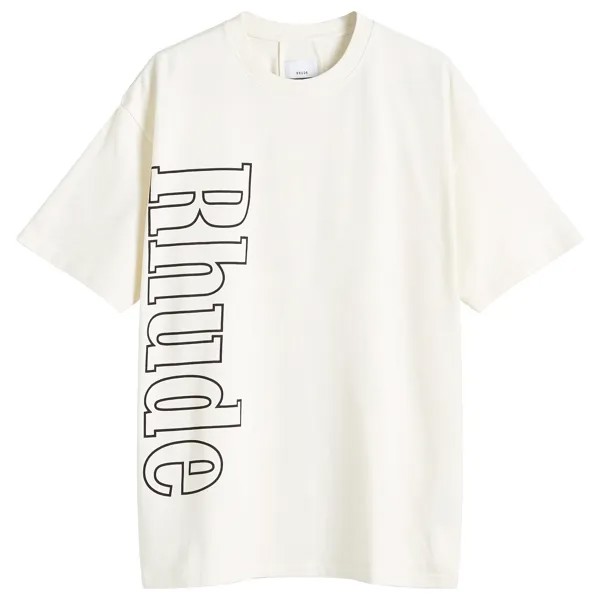 Футболка Rhude Side Logo T-Shirt, цвет Vintage White