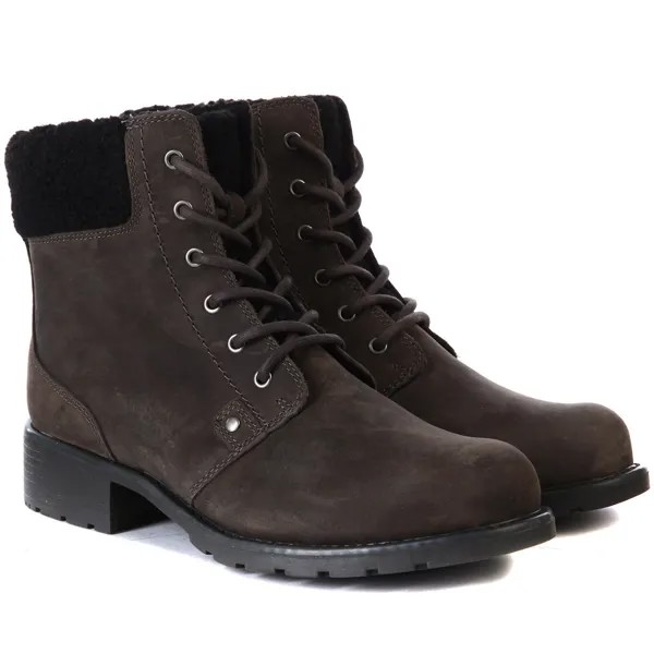 Ботинки женские Clarks Orinoco Dusk серые 37.5 EU