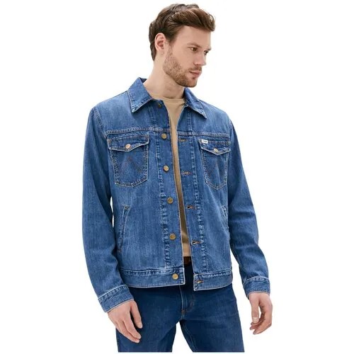 Куртка джинсовая Wrangler REGULAR JACKET BORA BLUE Мужчины W443Q318F S