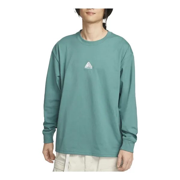 Футболка Nike Acg Lungs Long Sleeve T-shirt 'Green', зеленый