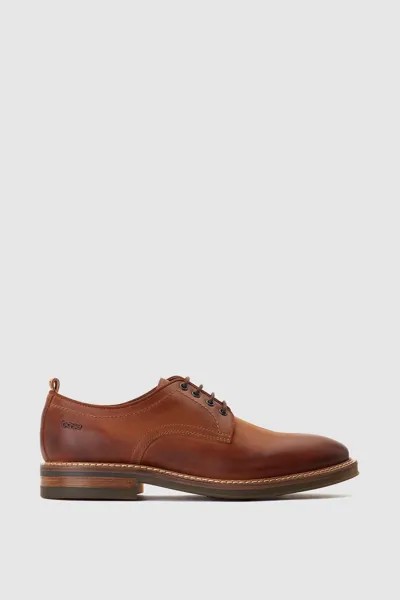 Кожаные туфли дерби Tatra' с подтяжками Base London, коричневый