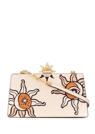 Tory Burch сумка через плечо Frame с аппликацией