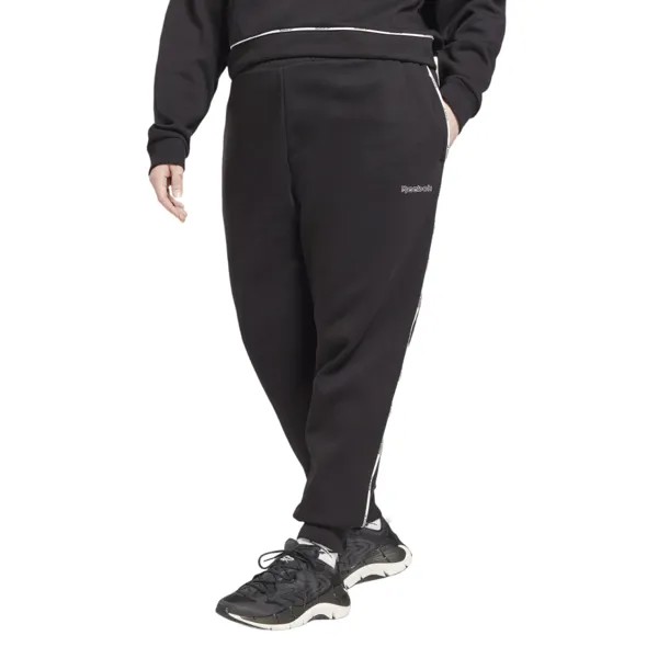 Брюки Reebok для женщин, спортивные, black, 4XL, GR9291