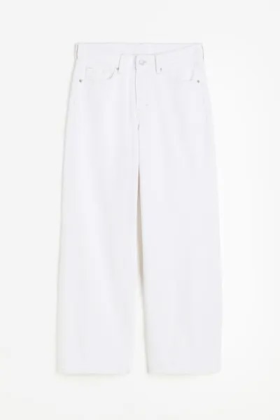 Джинсы H&M Baggy Wide Low, белый
