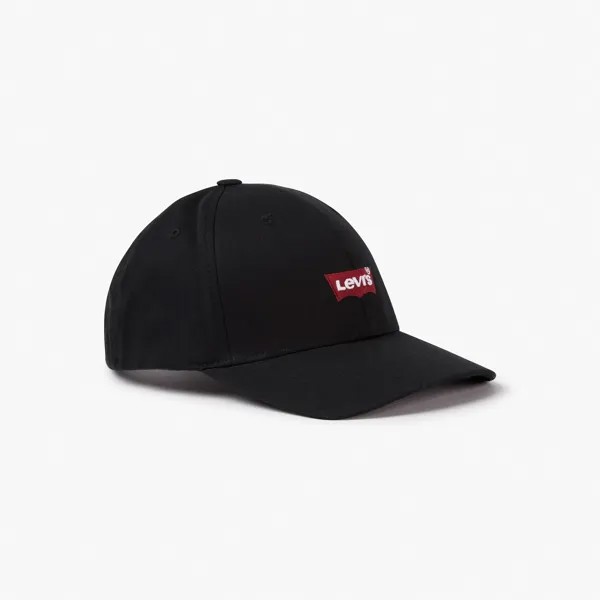 Кепка мужская Levi's Mid Batwing Flexfit Cap черная