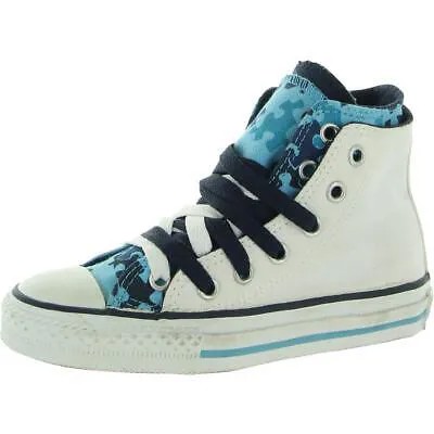 Высокие кроссовки Converse Boys CT DBL UPP HI 11 Medium (D) Little Kid BHFO 2284