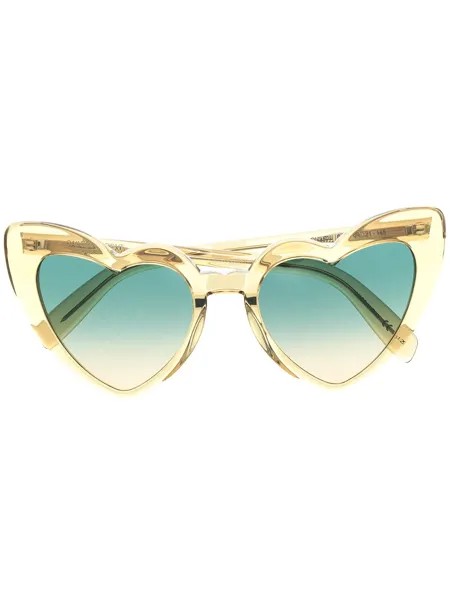 Saint Laurent Eyewear солнцезащитные очки в массивной оправе