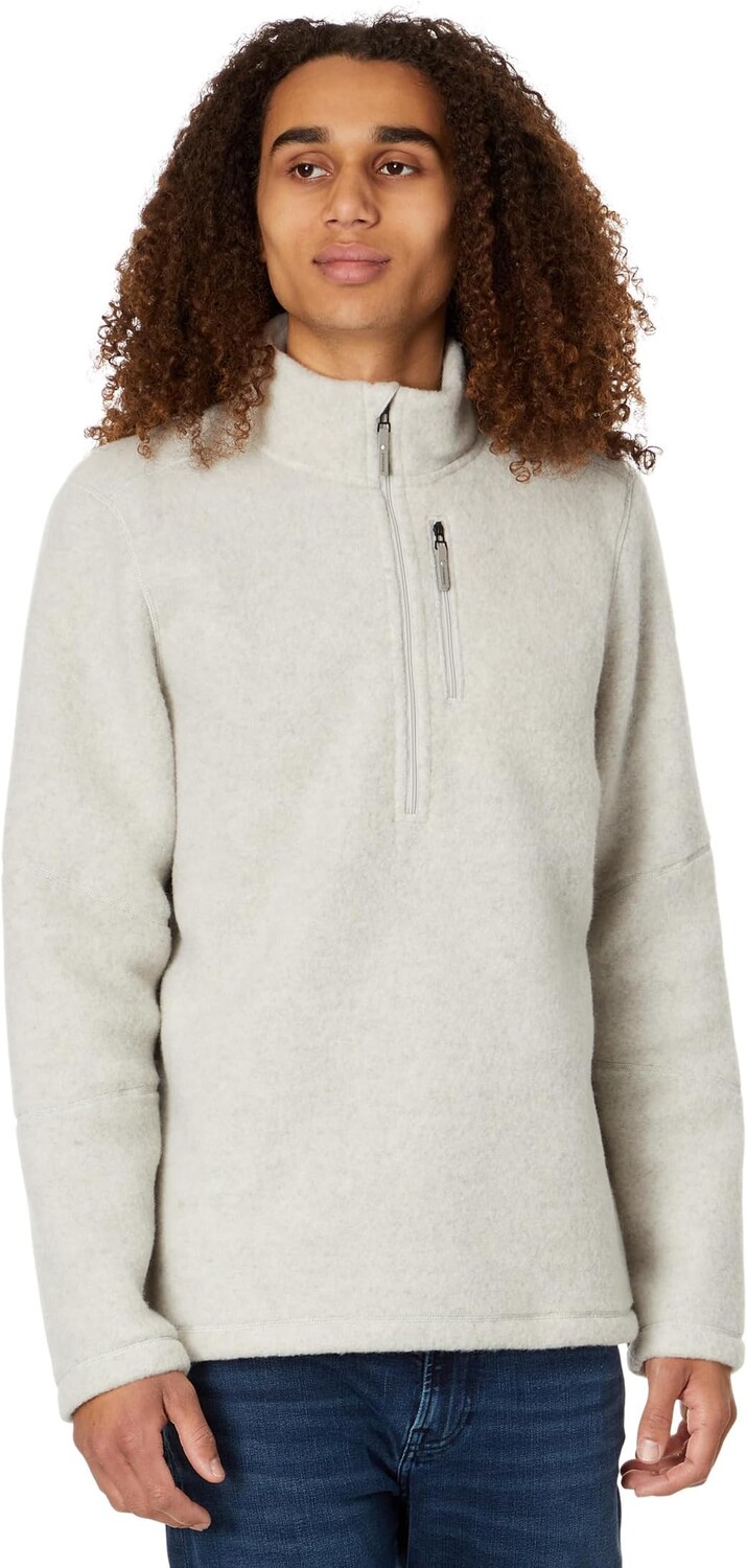 Толстовка Smartwool Hudson Trail Fleece 1/2 Zip Sweater, цвет Light Gray Heather