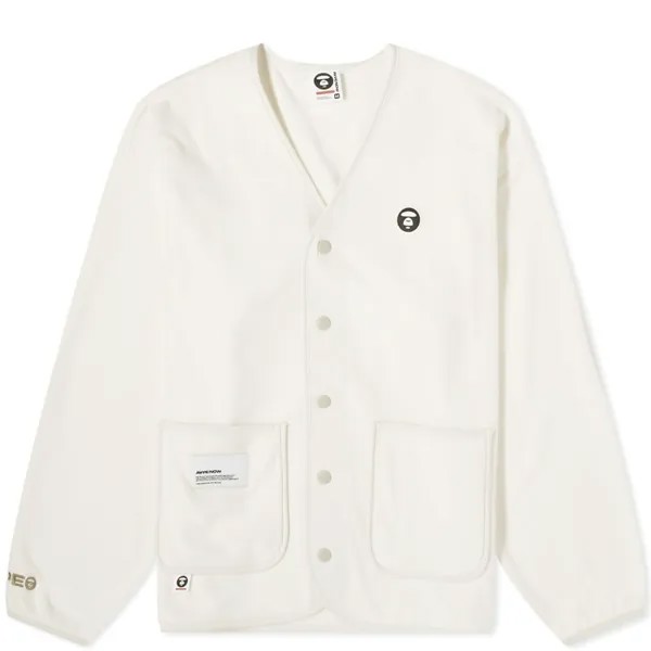 Куртка Aape Now Fleece Cardigan, цвет Ivory (Multi)