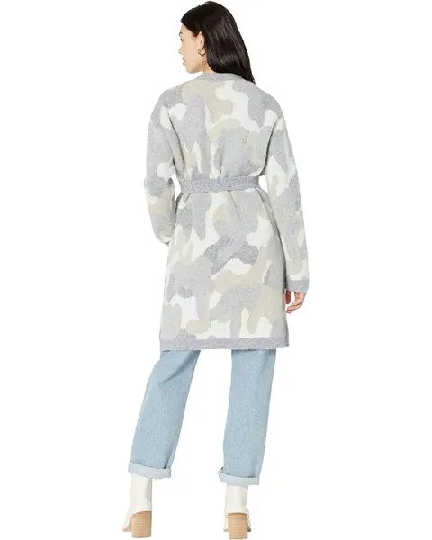 Свитер Joe's Jeans Solange Cardigan w/ Waist Tie Belt, цвет Camo