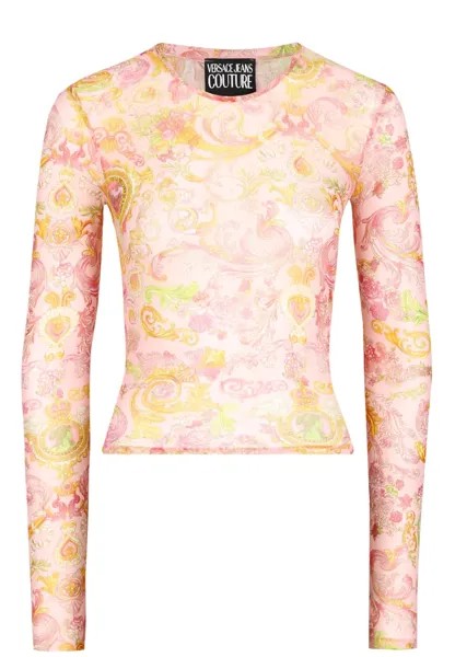 Лонгслив женский Versace Jeans Couture 125375 розовый 38 IT