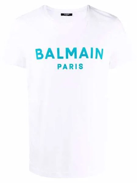 Balmain футболка Paris с логотипом